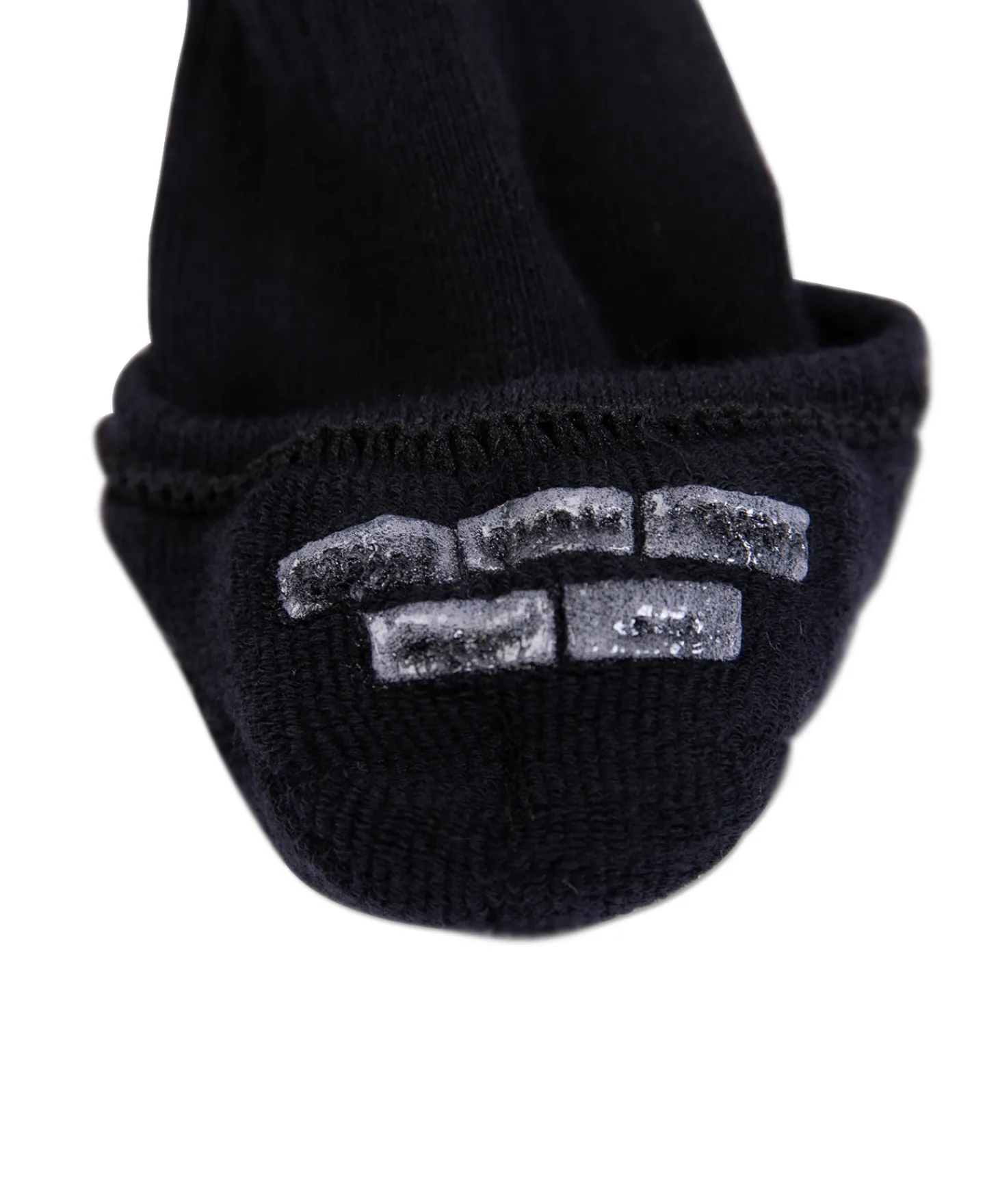 New Colored Cotton No Show Socks - Black Socks