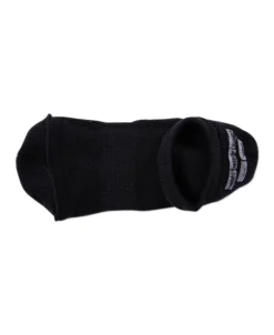 New Colored Cotton No Show Socks - Black Socks