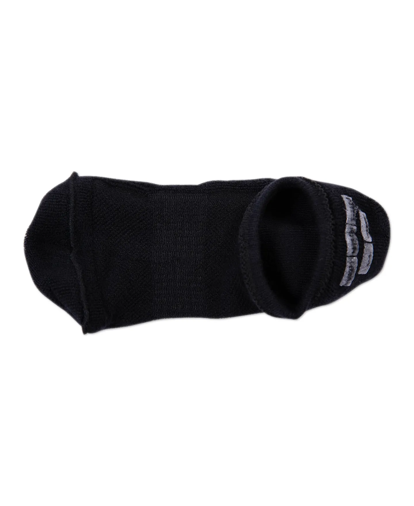New Colored Cotton No Show Socks - Black Socks