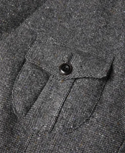 Clearance Coloured Speckle Tweed Safari Jacket Jackets&coats