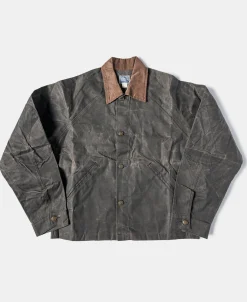 Hot Corduroy-Trimmed Waxed Canvas Work Jacket Jackets&coats