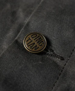 Hot Corduroy-Trimmed Waxed Canvas Work Jacket Jackets&coats