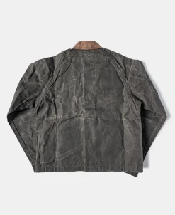 Hot Corduroy-Trimmed Waxed Canvas Work Jacket Jackets&coats