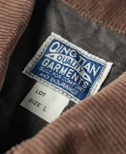 Hot Corduroy-Trimmed Waxed Canvas Work Jacket Jackets&coats