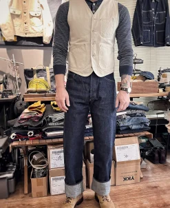 Discount Cotton Jacquard Work Vest Waistcoats