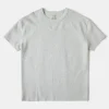 Online Cotton-Nylon Curved Yoke T-Shirt - Heather Gray Short Sleeve T-Shirts | T-shirts