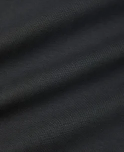Sale Cotton-Nylon Curved Yoke T-Shirt - Vintage Black Short Sleeve T-Shirts | T-shirts
