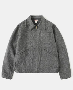 Online Covert Salt & Pepper Cossack Jacket Jackets&coats