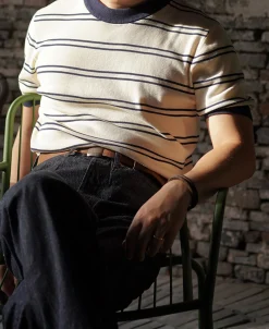 Online Crew Neck Stripe Breton Shirt Knitwear&sweaters | Short Sleeve T-Shirts