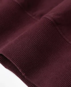 Best Distressed Splatter Paint Turtleneck Sweatshirt - Wine Sweatshirts&hoodies