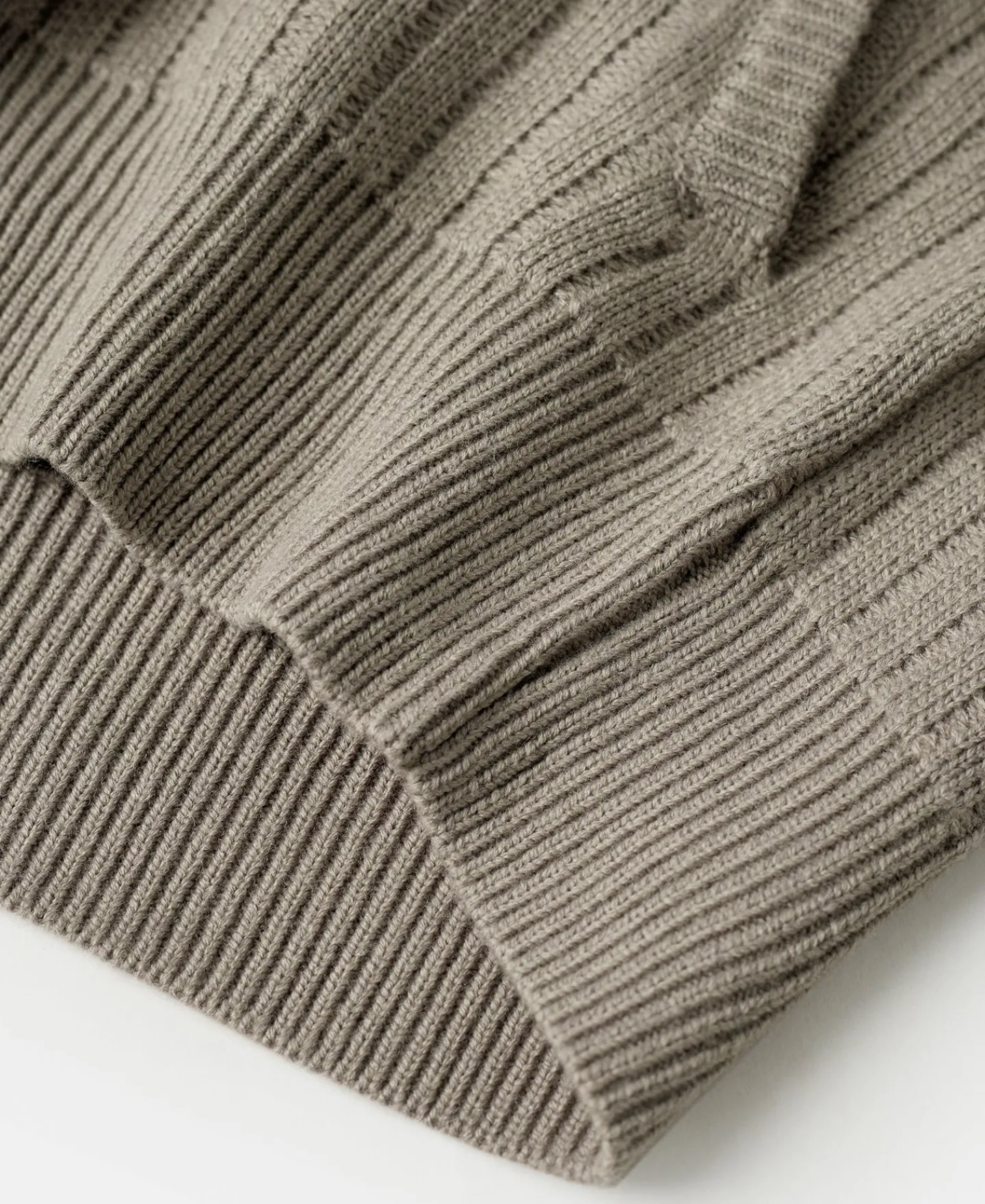 Online Distressed Wool Blend Zip-Up Sweater Knitwear&sweaters