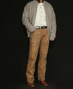 Online Distressed Wool Blend Zip-Up Sweater Knitwear&sweaters