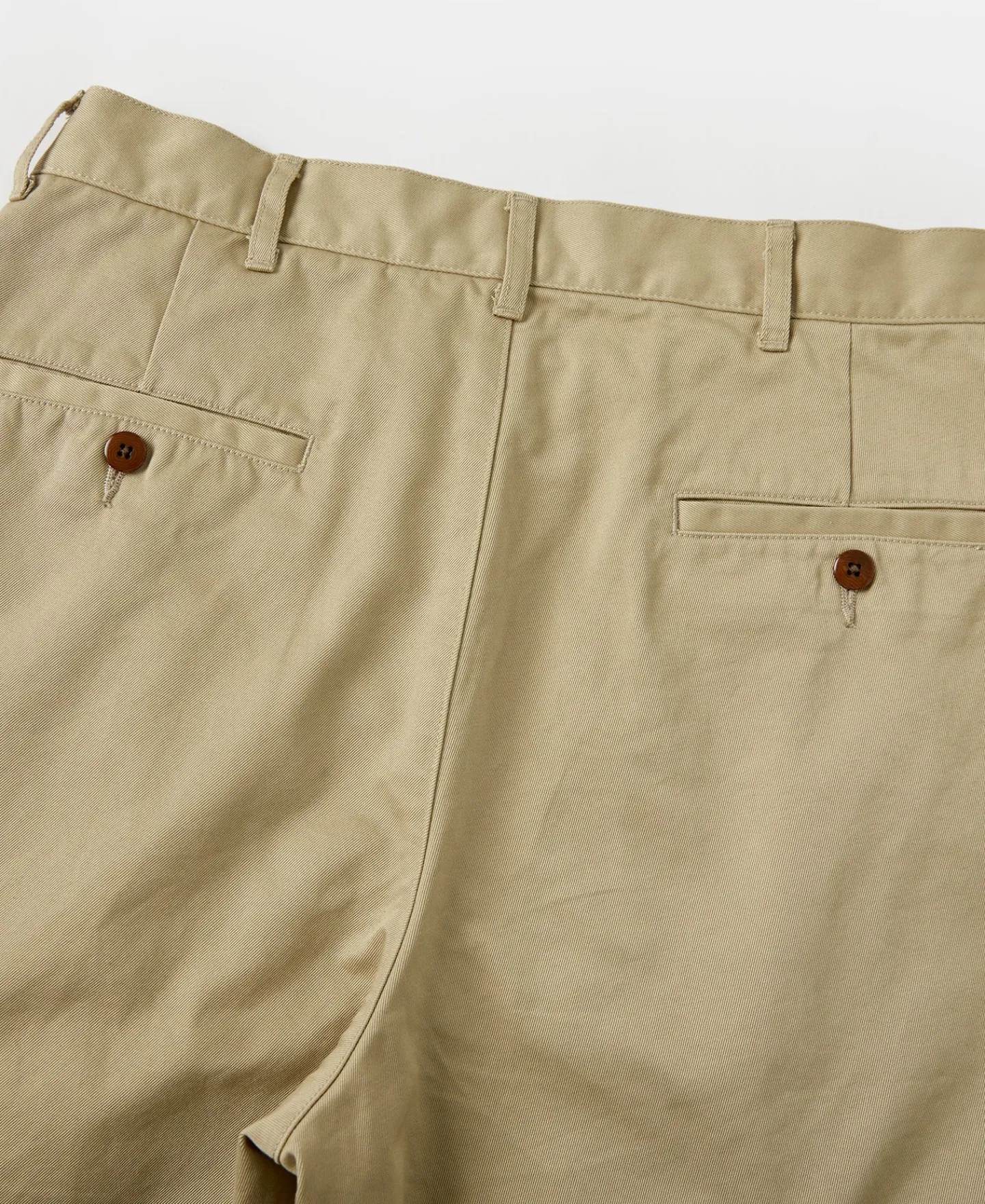 New Double-Pleat Relaxed Fit Twill Chino Trousers Pants&trousers