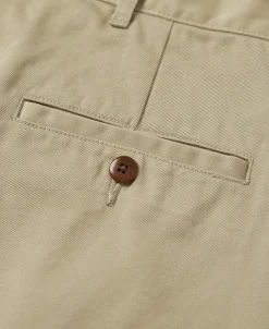 New Double-Pleat Relaxed Fit Twill Chino Trousers Pants&trousers