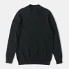 Sale Extrafine Merino Wool Pullover Sweater - Black Knitwear&sweaters