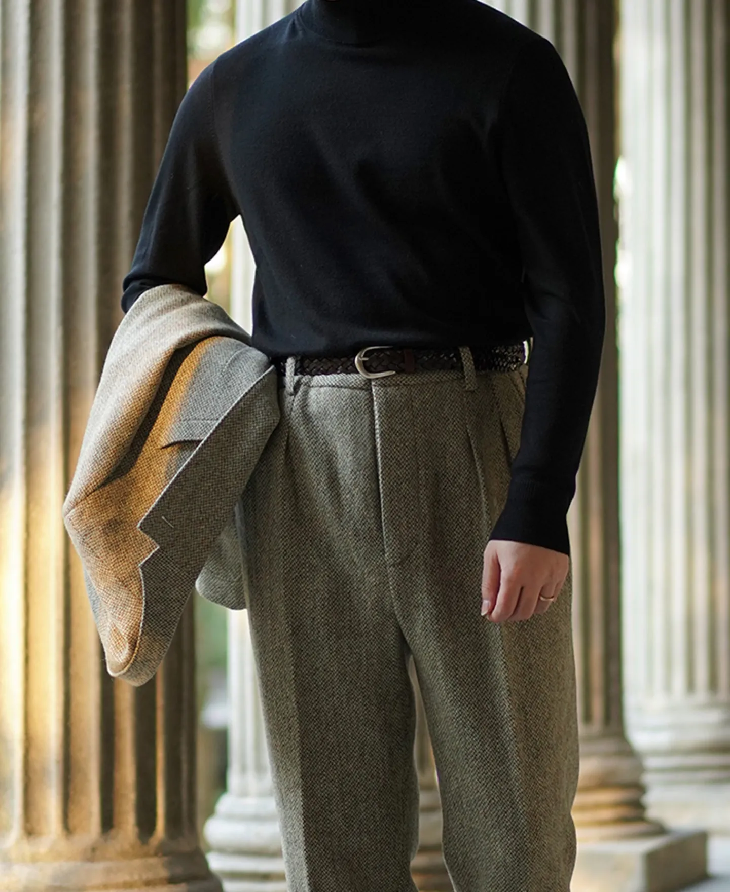 Sale Extrafine Merino Wool Pullover Sweater - Black Knitwear&sweaters