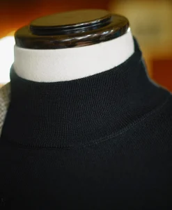 Sale Extrafine Merino Wool Pullover Sweater - Black Knitwear&sweaters