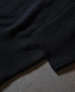 Sale Extrafine Merino Wool Pullover Sweater - Black Knitwear&sweaters