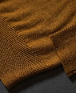 New Extrafine Merino Wool Pullover Sweater - Ginger Knitwear&sweaters