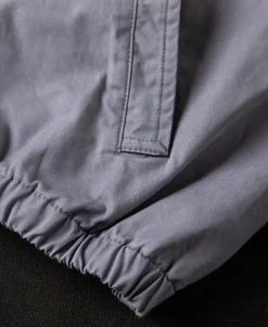 Clearance Flannel Lined Twill Harrington Jacket - Faded Violet Jackets&coats