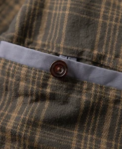 Clearance Flannel Lined Twill Harrington Jacket - Faded Violet Jackets&coats