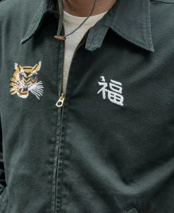 Sale Fox Embroidery Vietnam Souvenir Jacket Jackets&coats
