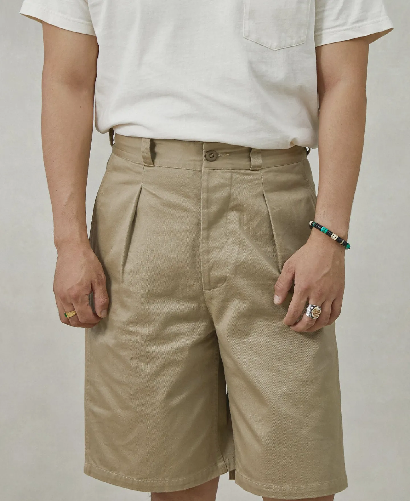 Fashion French Army M-1952 Chino Shorts Shorts