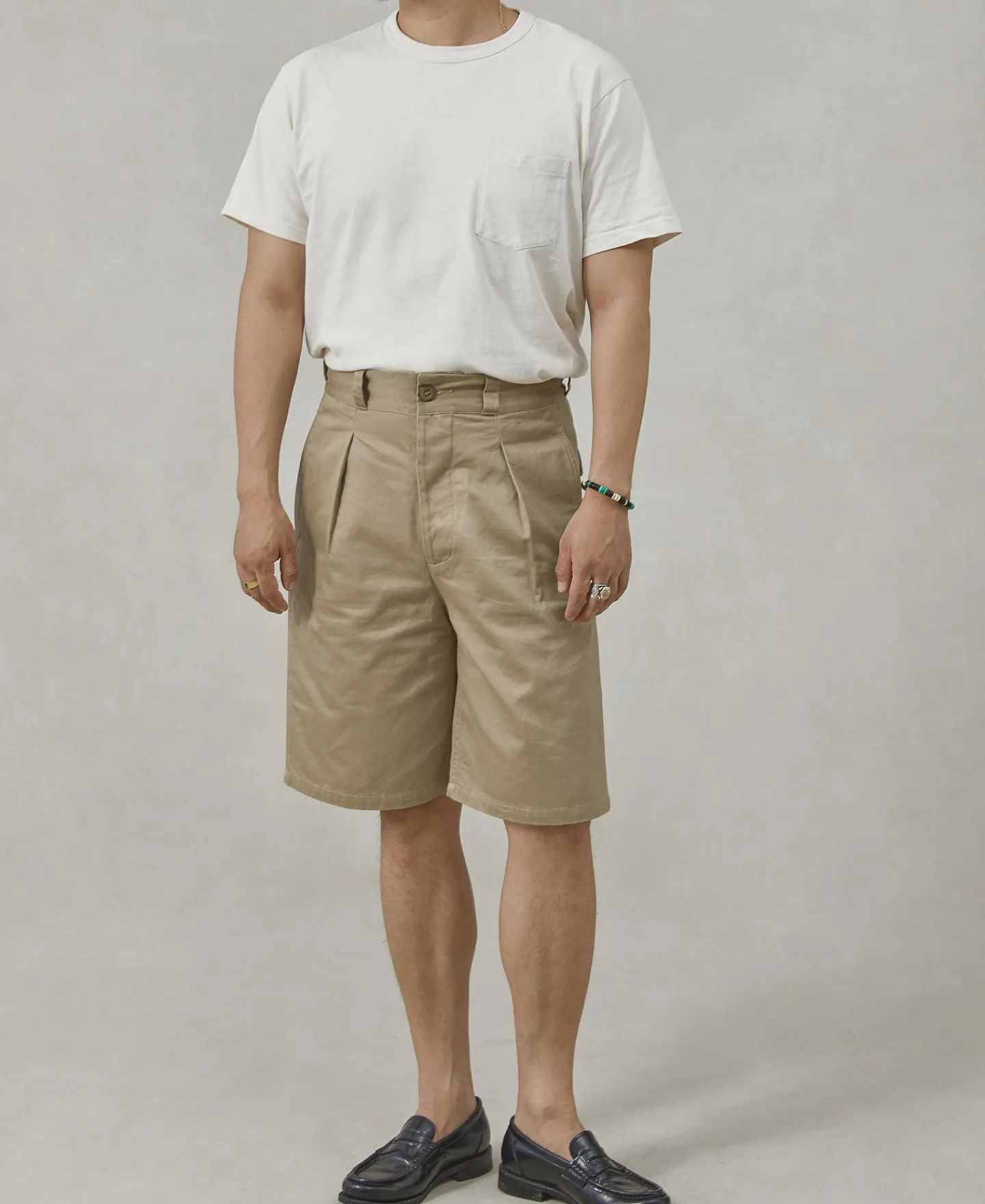 Fashion French Army M-1952 Chino Shorts Shorts