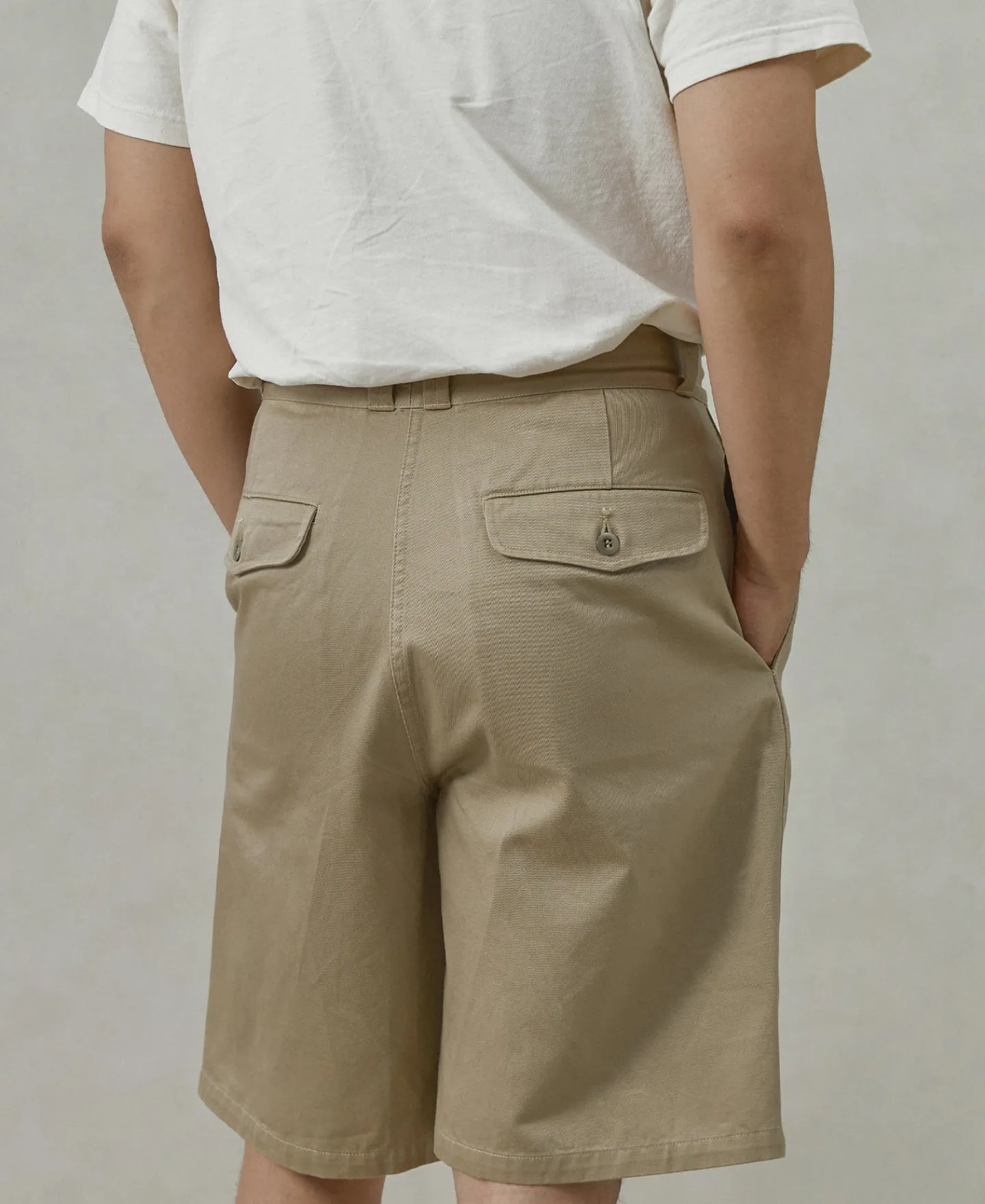 Fashion French Army M-1952 Chino Shorts Shorts