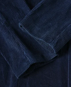 Sale French Indigo-Dyed Corduroy Work Jacket Jackets&coats