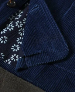 Sale French Indigo-Dyed Corduroy Work Jacket Jackets&coats