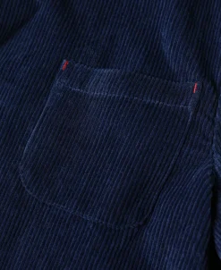 Sale French Indigo-Dyed Corduroy Work Jacket Jackets&coats