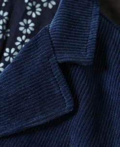 Sale French Indigo-Dyed Corduroy Work Jacket Jackets&coats