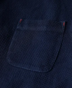 Sale French Indigo-Dyed Sashiko Work Jacket Jackets&coats