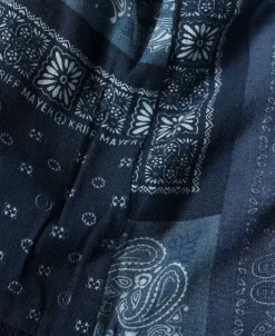 Sale French Indigo-Dyed Sashiko Work Jacket Jackets&coats