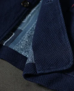 Sale French Indigo-Dyed Sashiko Work Jacket Jackets&coats