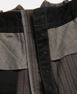 Discount French Salt & Pepper Striped Chambray Work Trousers Pants&trousers