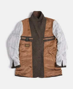Discount Half Norfolk Brown Tweed Jacket Jackets&coats