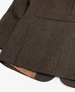 Discount Half Norfolk Brown Tweed Jacket Jackets&coats