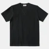 Fashion Heavyweight US Cotton Gusset Tubular T-Shirt - Black Short Sleeve T-Shirts | T-shirts