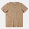 Sale Heavyweight US Cotton Gusset Tubular T-Shirt - Sand Short Sleeve T-Shirts | T-shirts