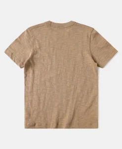 Sale Heavyweight US Cotton Gusset Tubular T-Shirt - Sand Short Sleeve T-Shirts | T-shirts