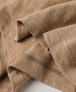 Sale Heavyweight US Cotton Gusset Tubular T-Shirt - Sand Short Sleeve T-Shirts | T-shirts