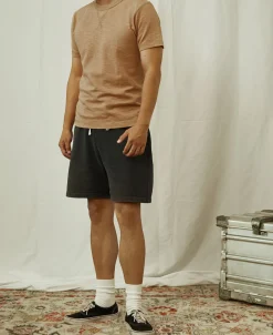 Sale Heavyweight US Cotton Gusset Tubular T-Shirt - Sand Short Sleeve T-Shirts | T-shirts