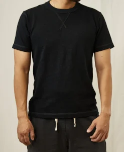 Fashion Heavyweight US Cotton Gusset Tubular T-Shirt - Black Short Sleeve T-Shirts | T-shirts