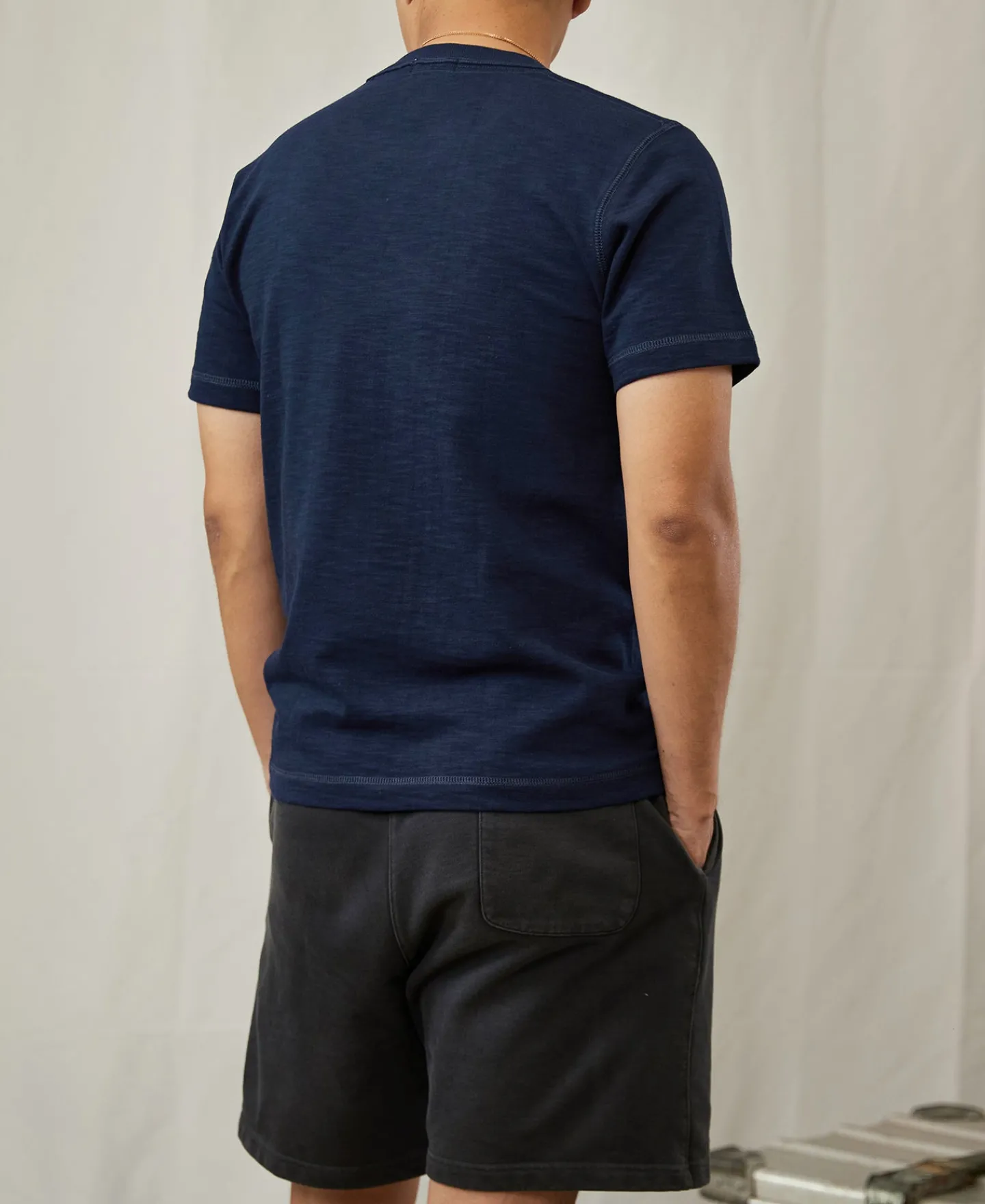 Sale Heavyweight US Cotton Gusset Tubular T-Shirt - Indigo Short Sleeve T-Shirts | T-shirts