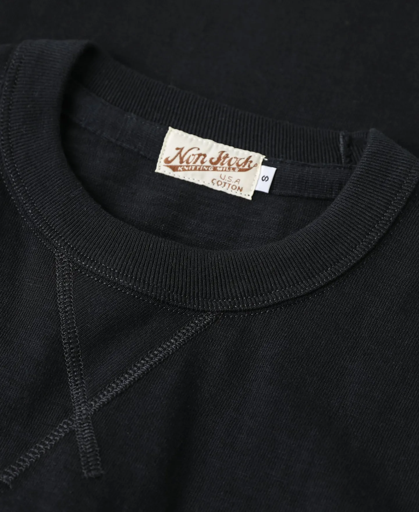 Fashion Heavyweight US Cotton Gusset Tubular T-Shirt - Black Short Sleeve T-Shirts | T-shirts