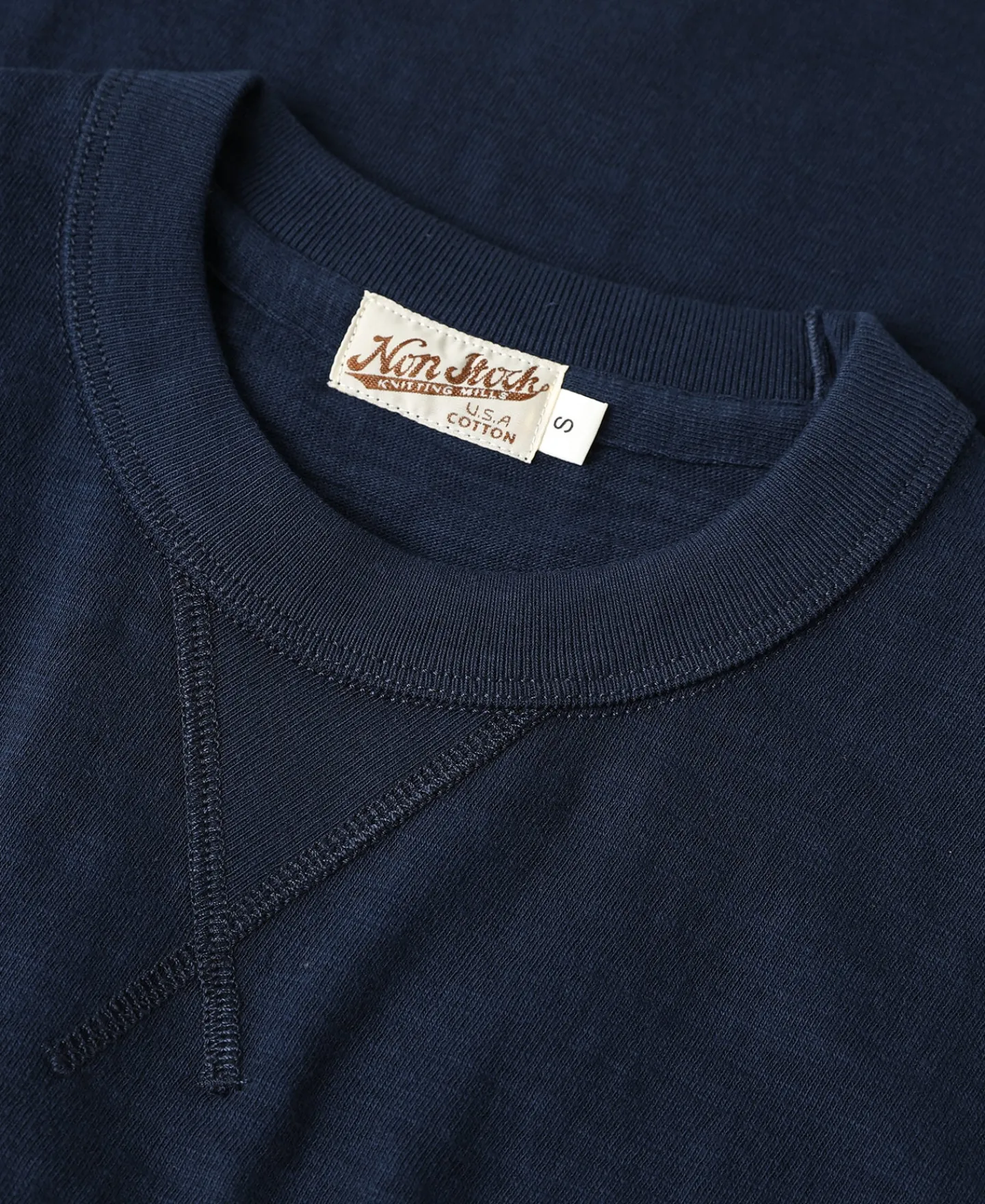 Sale Heavyweight US Cotton Gusset Tubular T-Shirt - Indigo Short Sleeve T-Shirts | T-shirts