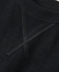 Fashion Heavyweight US Cotton Gusset Tubular T-Shirt - Black Short Sleeve T-Shirts | T-shirts