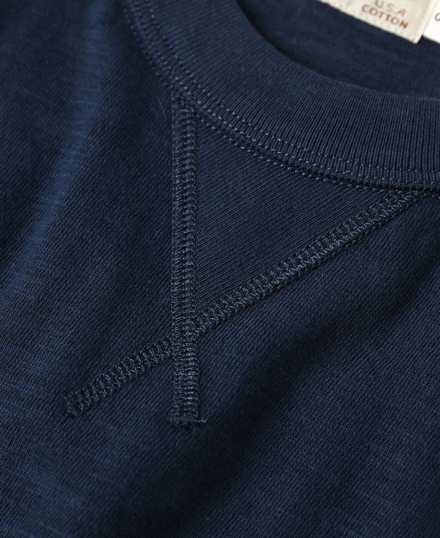 Sale Heavyweight US Cotton Gusset Tubular T-Shirt - Indigo Short Sleeve T-Shirts | T-shirts